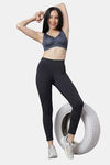 Red Rose Moisture Wicking Legging - M Grey — thumbnail 2